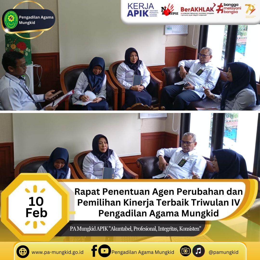 rapat agen perubahan