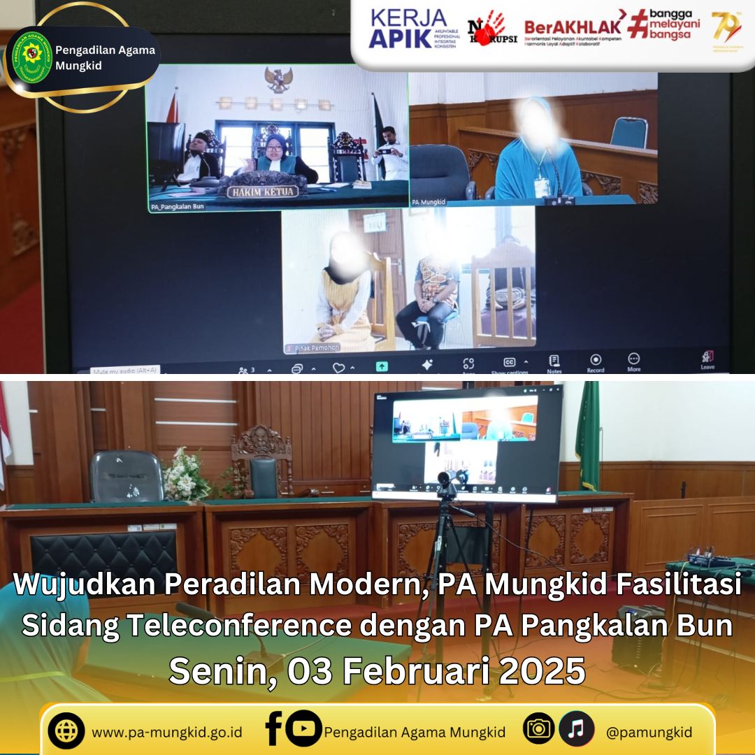 sidang tele pangkalanbun