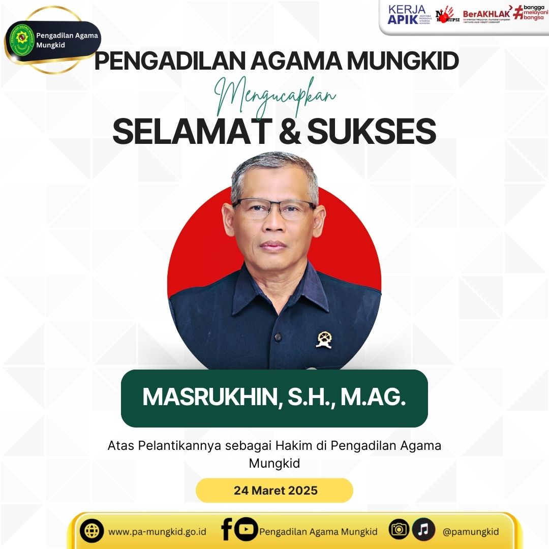 24032025 ucapan selamat pelantikan masrukhin